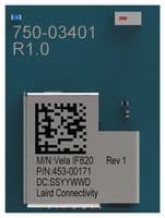 453-00171C - EZURIO - 453-00171C - Bluetooth Module, BLE 5.0 + EDR, 1 Mbps, -93.5 dBm, 2.6 to 3.3 V, -40 °C to 85 °C, Vela IF820 Series