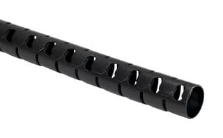 161-64301 HWPP20-PP-BK - HELLERMANNTYTON - 161-64301 HWPP20-PP-BK - Spiral Wrap, 0.75 ", 19 mm, Polypropylene, Black, 82 ft, 25 m