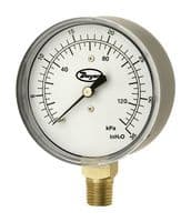 LPG4-D7622N - DWYER - LPG4-D7622N - LOW PRESSURE GAGE,RANGE -80-0 W.C. -20-
