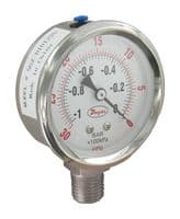 SGZ-D10122N - DWYER - SGZ-D10122N - 2.5 SS GAGE, 14 NPT BOTTOM CONNECTIO