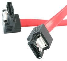 LSATA12RA1 - STARTECH - LSATA12RA1 - Computer Cable, 12in Latching SATA to Right Angle SATA Serial ATA Cable