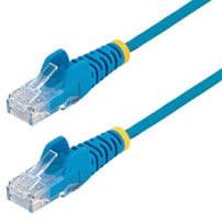 N6PAT100CMBLS - STARTECH - N6PAT100CMBLS - Ethernet Cable, 1m CAT6 Cable, Blue Slim CAT6 Patch Cable, Snagless RJ45 Connectors, LSZH