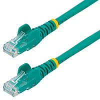 N6PATC150CMGN - STARTECH - N6PATC150CMGN - Ethernet Cable, 1.5 m CAT6 Cable, Green CAT6 Patch Cord, Snagless RJ45 Connector, ETL