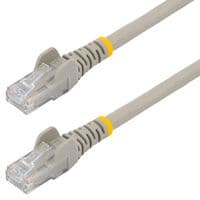 N6PATC150CMGR - STARTECH - N6PATC150CMGR - Ethernet Cable, 1.5 m CAT6 Cable, Grey CAT6 Patch Cord, Snagless RJ45 Connector, ETL