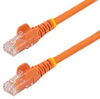 N6PATC150CMOR - STARTECH - N6PATC150CMOR - Ethernet Cable, 1.5 m CAT6 Cable, Orange CAT6 Patch Cord, Snagless RJ45 Connector, ETL