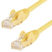 N6PATC150CMYL - STARTECH - N6PATC150CMYL - Ethernet Cable, 1.5 m CAT6 Cable, Yellow CAT6 Patch Cord, Snagless RJ45 Connector, ETL