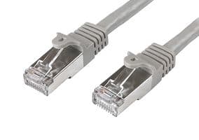 N6SPAT1MGR - STARTECH - N6SPAT1MGR - Ethernet Cable, Cat6 Patch Cable, Shielded (SFTP), 1m, Gray