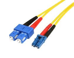 SMFIBLCSC1 - STARTECH - SMFIBLCSC1 - Fibre Optic Cable, 1m Fiber Optic Cable, Single-Mode Duplex 9/125, LSZH, LC/SC