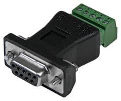 DB92422 - STARTECH - DB92422 - Adapter, RS422, RS485 Serial D-Sub 9-Pin Male to 5-Pin Terminal Block