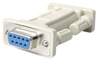 NM9FF - STARTECH - NM9FF - D Sub Connector Adapter, DB9 RS232 Serial Null Modem Adapter, F/F, Null Modem Adapter