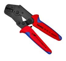 97 52 14 - KNIPEX - 97 52 14 - Crimp Tool, Plier, 2.8mm and 4.8mm Non-Insulated Open Plug-Type Connectors