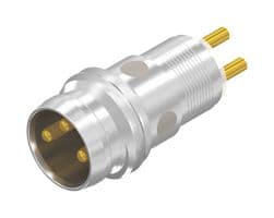 42-01008 - AMPHENOL CONEC - 42-01008 - Sensor Connector, M8, Male, 3 Positions, PCB Pin, Straight Panel Mount