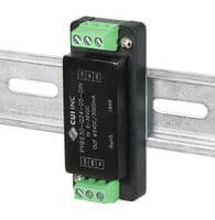 PYBE30-Q48-S12H-DIN - CUI - PYBE30-Q48-S12H-DIN - Isolated DIN Rail Mount DC/DC Converter, With Heatsink, ITE, 4:1, 30 W, 1 Output, 12 VDC, 2.5 A