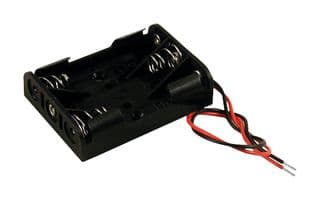 BH3AAAW - HAMMOND - BH3AAAW - Battery Holder, 3 x AAA, Wire Leads, BH Series