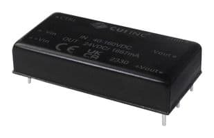 PRC40W-110-S12 - CUI - PRC40W-110-S12 - Isolated Through Hole DC/DC Converter, ITE, Industrial & Railway, DIP, 4:1, 40 W, 1 Output