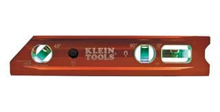 935RBLT - KLEIN TOOLS - 935RBLT - Spirit Level, Magnetic, Lighted, Torpedo, Aluminium, 229 mm OAL