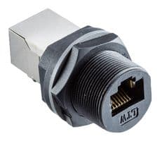 RCP-5SPFFH-SCM7001 - AMPHENOL LTW - RCP-5SPFFH-SCM7001 - In-Line Adapter, IP67 Mated, Adapter, In-Line, RJ45, RJ45