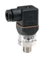 300-100-1-1-2-8 - NOSHOK - 300-100-1-1-2-8 - Pressure Transmitter, Gauge, NPT Male, 0 psi, 100 psi, 1/4", DIN Connector