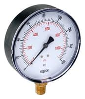 15-100-15-PSI/BAR - NOSHOK - 15-100-15-PSI/BAR - Pressure Gauge, 15 psi, -40 °C to 60 °C, 1/8" NPT, Dual Scale - psi/bar, 100 Series