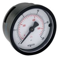 20-110-5000-PSI/KPA - NOSHOK - 20-110-5000-PSI/KPA - Pressure Gauge, 5000 psi, -40 °C to 60 °C, 1/4" NPT, Dual Scale - psi/kPa, 100 Series
