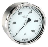 25-510-160-PSI/KPA - NOSHOK - 25-510-160-PSI/KPA - Pressure Gauge, 160 psi, -20 °C to 60 °C, 1/4" NPT, Dual Scale - psi/kPa, 500 Series