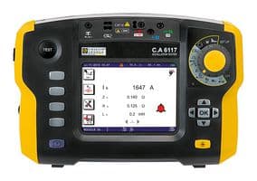 P01145460 - CHAUVIN ARNOUX - P01145460 - Multifunction Installation Tester, CA 6117, 550 V, 550 V, 10 kohm, 2 Gohm