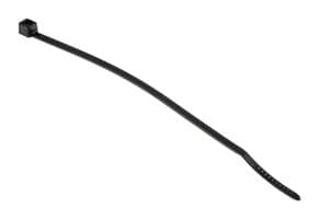 111-08310 T18R-PP-BK - HELLERMANNTYTON - 111-08310 T18R-PP-BK - Cable Tie, PP (Polypropylene), Black, 100 mm, 2.5 mm, 22 mm, 65 N
