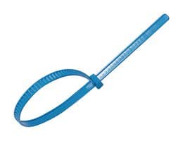 115-00006 LR55R-PA66-BU - HELLERMANNTYTON - 115-00006 LR55R-PA66-BU - Cable Tie, Nylon 6.6 (Polyamide 6.6), Blue, 195 mm, 4.7 mm, 50 mm, 245 N