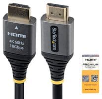 HDMMV4M - STARTECH - HDMMV4M - Audio / Video Cable Assembly, HDMI Plug, HDMI Plug, 13.1 ft, 4 m, Black, Grey
