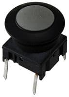5ETH935+1SS09-12.0+AQW0903 - MEC - 5ETH935+1SS09-12.0+AQW0903 - Tactile Switch, Black, 5E Series, Top Actuated, Through Hole, Round Button, 3.5 N, 50mA at 24VDC
