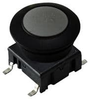 5ESH935+1SS09-12.0+AQW0903 - MEC - 5ESH935+1SS09-12.0+AQW0903 - Tactile Switch, Black, 5E Series, Top Actuated, Surface Mount, Round Button, 3.5 N, 50mA at 24VDC