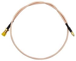 SMAF-MMCXM31605 - MUELLER ELECTRIC - SMAF-MMCXM31605 - RF / Coaxial Cable Assembly, 19.7 ", 500 mm, RG316, MMCX Straight Plug, SMA Jack, 50 ohm