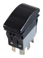 MPX5-114CNN-1ABD-2WN-S - MULTICOMP PRO - MPX5-114CNN-1ABD-2WN-S - Rocker Switch, 12VDC LED, IP67, On-Off, SPST-NO, Illuminated, Panel, Snap-In, Black