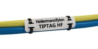 556-20144 TIPTAG HF-PO-NA - HELLERMANNTYTON - 556-20144 TIPTAG HF-PO-NA - Wire Marker, Thermal Transfer, Blank (No Legend), Natural, 65mm x 11mm