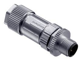 HDM12A-05BMMB-SL7001 - AMPHENOL LTW - HDM12A-05BMMB-SL7001 - Sensor Connector, Black, M Series, M12, Male, 5 Positions, Screw Pin, Straight Cable Mount