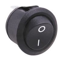 R13112AAAA - BULGIN / PARTNER STOCK - R13112AAAA - Rocker Switch, On-Off, SPST-NO, Non Illuminated, Panel Mount, Black, R13 Series