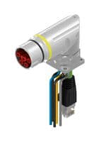 58-22017 - AMPHENOL CONEC - 58-22017 - Circular Cable Assembly, 5P+4S, Circular Receptacle to RJ45 Plug, 9 Ways, 19.7 ", 500 mm