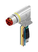 58-22013 - AMPHENOL CONEC - 58-22013 - Circular Cable Assembly, 5P+4S, Circular Receptacle to RJ45 Plug, 9 Ways, 19.7 ", 500 mm
