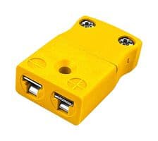 AM-K-LCF (PACK OF 5) - LABFACILITY - AM-K-LCF (PACK OF 5) - Thermocouple Connector, Miniature, Yellow, Socket, Type K, ANSI, Pack of 5
