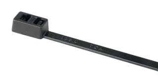 117-05000 T50RDH-PA66-BK - HELLERMANNTYTON - 117-05000 T50RDH-PA66-BK - Cable Tie, Nylon 6.6 (Polyamide 6.6), Black, 210 mm, 4.7 mm, 38 mm, 225 N