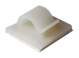 151-13606 RB8-PA66-NA - HELLERMANNTYTON - 151-13606 RB8-PA66-NA - Fastener, Self Adhesive, 8 mm, Nylon 6.6 (Polyamide 6.6), Natural, 25 mm, 25 mm