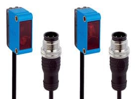 GSE6-P7111 - SICK - GSE6-P7111 - Photoelectric Sensor, 15m, PNP, Through Beam, 10 to 30VDC, 4 Pin M12 Connector Cable, G6 Series