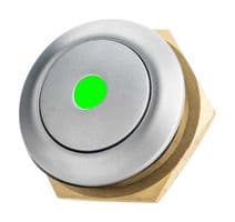 57-112G - ITW SWITCHES - 57-112G - Vandal Resistant Switch, 57 Series, 16.1 mm, SPST-NO-DB, Momentary, Round, Natural