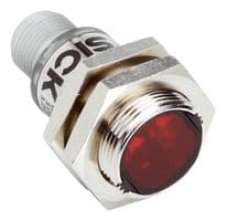 GRL18S-F2331 - SICK - GRL18S-F2331 - Photo Sensor, 7.2 m, PNP, Retroreflective, 10 to 30 VDC, 3 Pin M12 Connector, 38.1 mm, GR18 Series