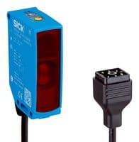 WLA26P-39421102ZZZ - SICK - WLA26P-39421102ZZZ - Photoelectric Sensor, 18m, NPN/PNP/Push Pull, Retroreflective, 6Pin Q6 Connector Cable, W26 Series