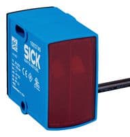 RAY10-AB1GBL - SICK - RAY10-AB1GBL - Photoelectric Sensor, 1.5 m, Push Pull, NPN / PNP, Dual Lens, Cable with Flying Leads