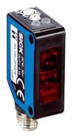 WL100-2N3429 - SICK - WL100-2N3429 - Photoelectric Sensor, 3 m, NPN, Dual Lens, Retroreflective, 3 Pin M8 Connector, 10 to 30 VDC
