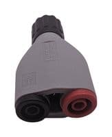 BU-165-F - MUELLER ELECTRIC - BU-165-F - Connector Adapter, BNC Coaxial, 1 Ways, Jack, Jack, Banana - 4mm, 2 Ways, Receptacle