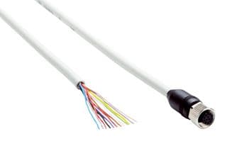 DOL-1212-G02MA - SICK - DOL-1212-G02MA - Sensor Cable, M12 Receptacle, Free End, 12 Positions, 2 m, 6.6 ft