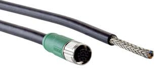 DOL-1212-G02MAC1 - SICK - DOL-1212-G02MAC1 - Sensor Cable, Black, M12 Receptacle, Free End, 12 Positions, 2 m, 6.6 ft